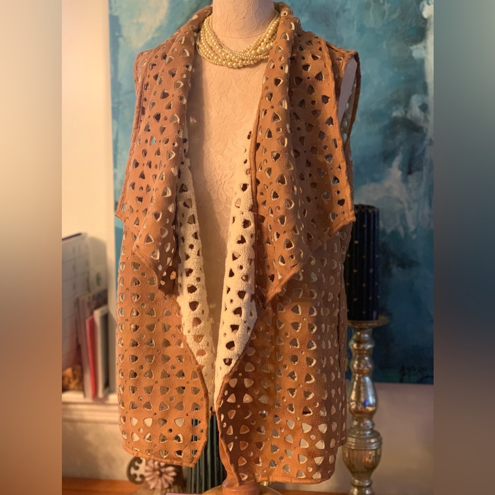 Multiples Cut Out Vest - image 1